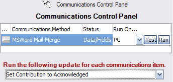 Setting the Update Flag